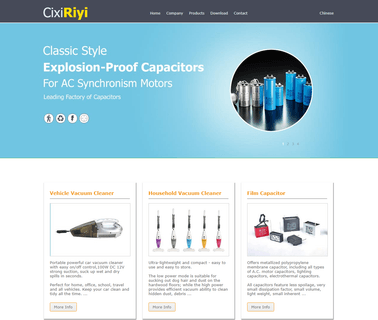 Cixi Riyi Capacitor Factory exporter capacitors