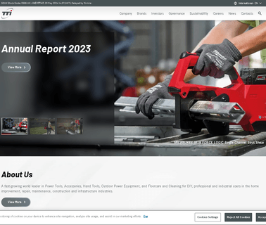 Techtronic Industries industries listed