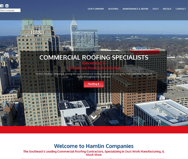 Hamlin Sheet Metal Company specializes sheet