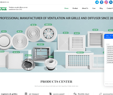 Foshan Vairtech Ventilation deflection grilles