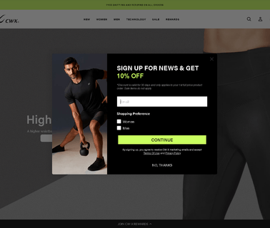 Home Page walking gear