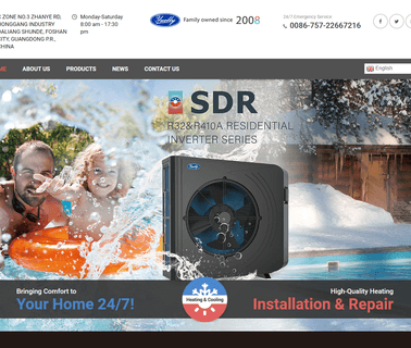 Yuelly Energy-Saving Equipment swimming pool water heater
