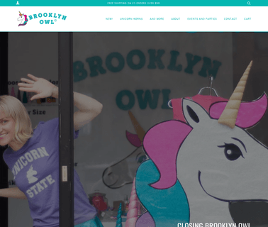 Brooklyn Owl Unicorn Horns horns