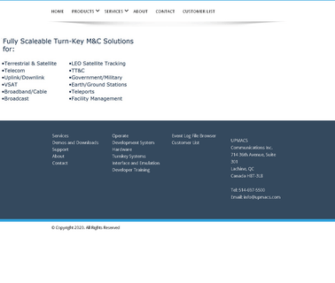 Upmacs Communications. Monitor and Control business security alarm