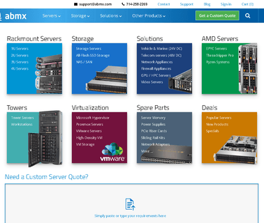 Abmx Servers windows cabinets