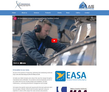Aerospace Design Facilities, H filming camera