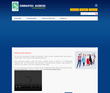 Siddhartha Agencies fabric suiting