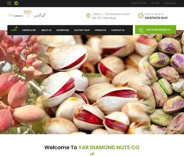 Yar Diamond Nuts Co pomegranate