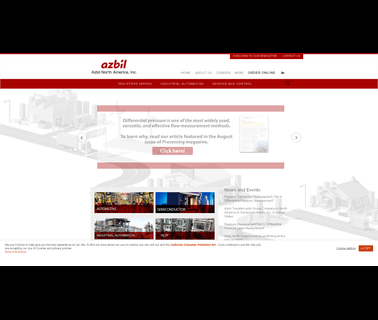 Azbil North America water gas flow meters