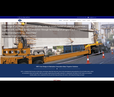 Vmt Industries industrial low bed trailer